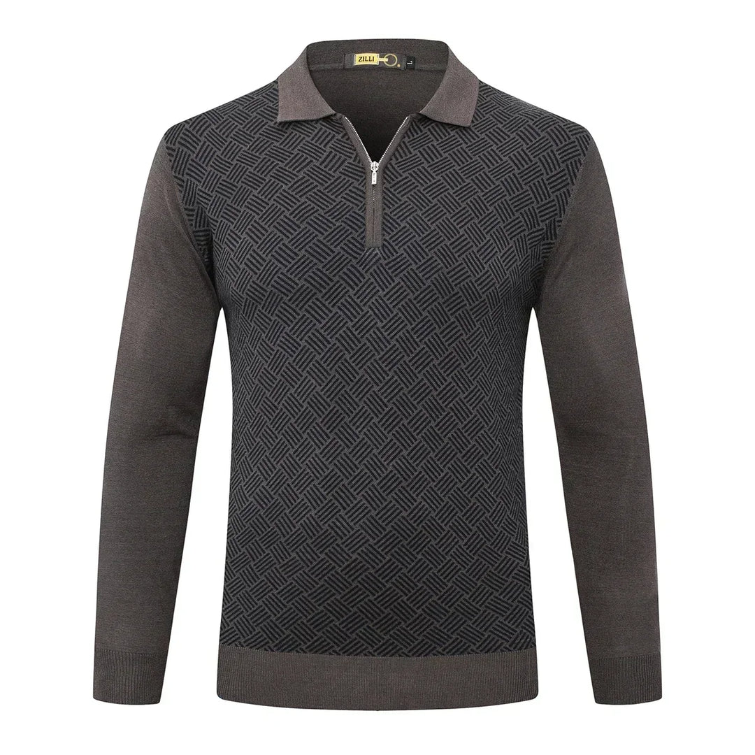 Michel - Pull Rayé Chaud et Confortable