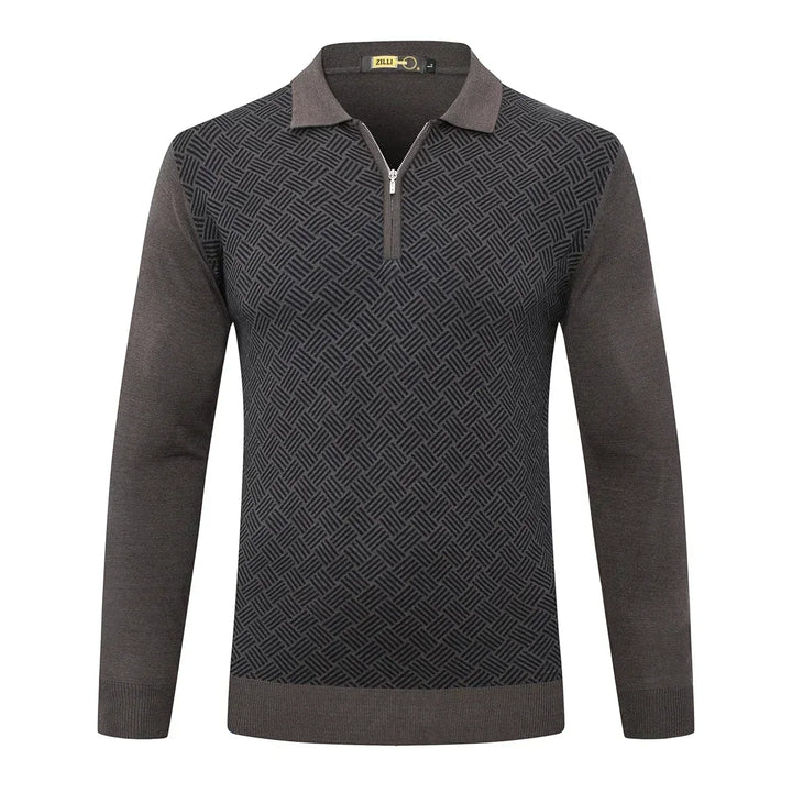 Michel - Pull Rayé Chaud et Confortable