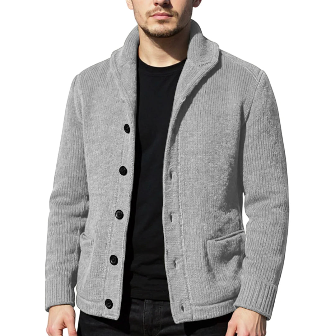 Étienne – Cardigan Décontracté en Velours Côtelé,