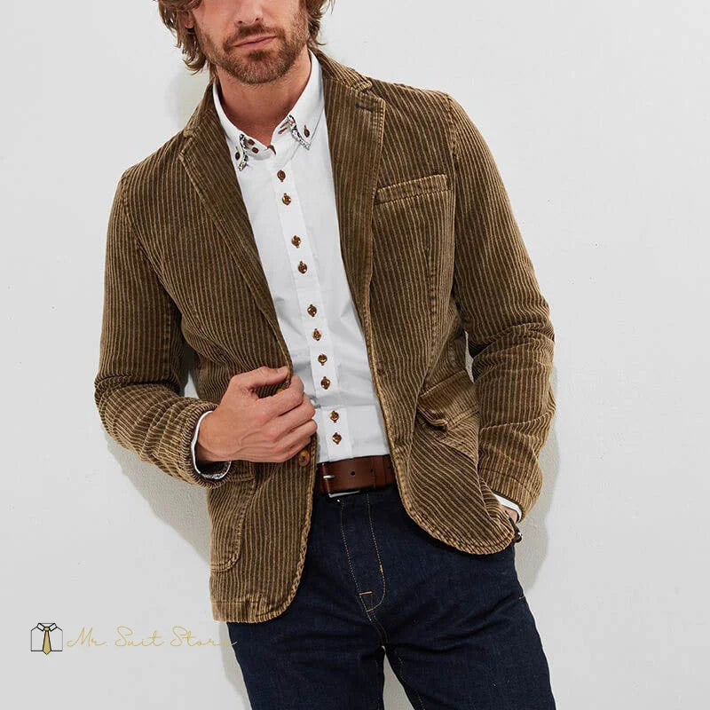Adrien – Blazer en Velours Côtelé pour Homme