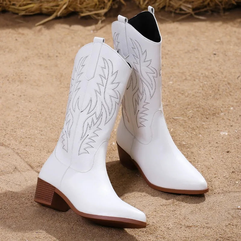 La Maison Élise® | Confortables Bottes de Cowboy Orthopédiques