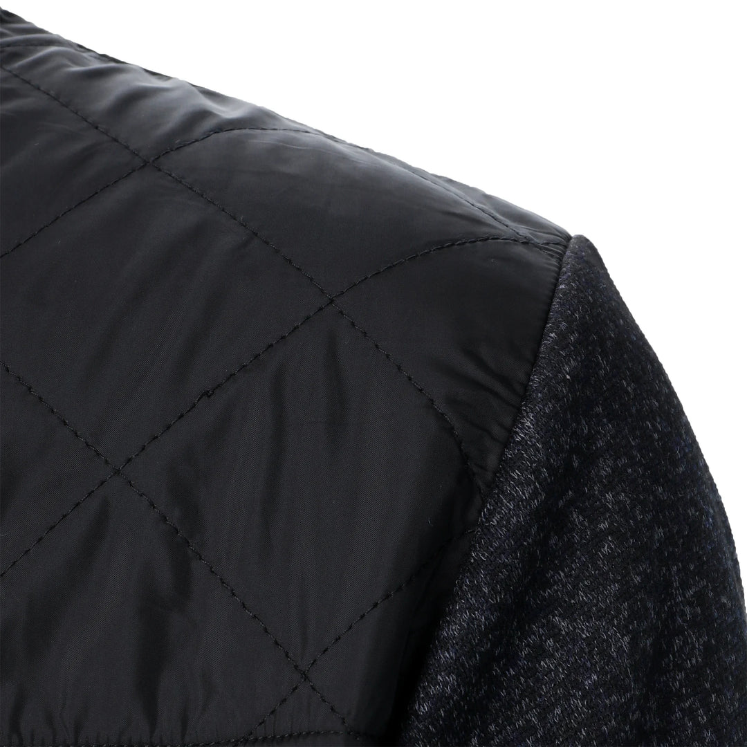 Henri – Manteau Tricoté à Rayures Élégant