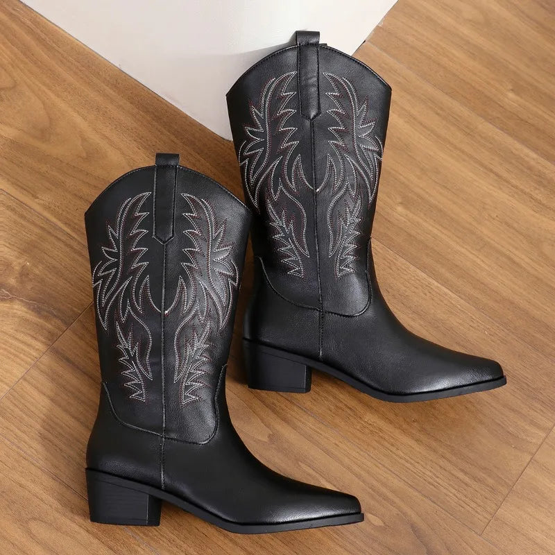 La Maison Élise® | Confortables Bottes de Cowboy Orthopédiques