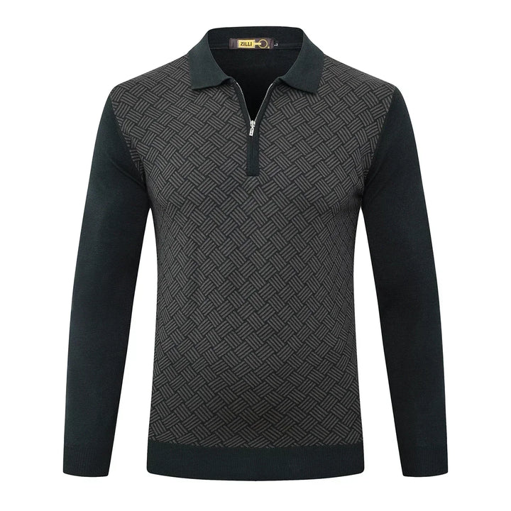 Michel - Pull Rayé Chaud et Confortable