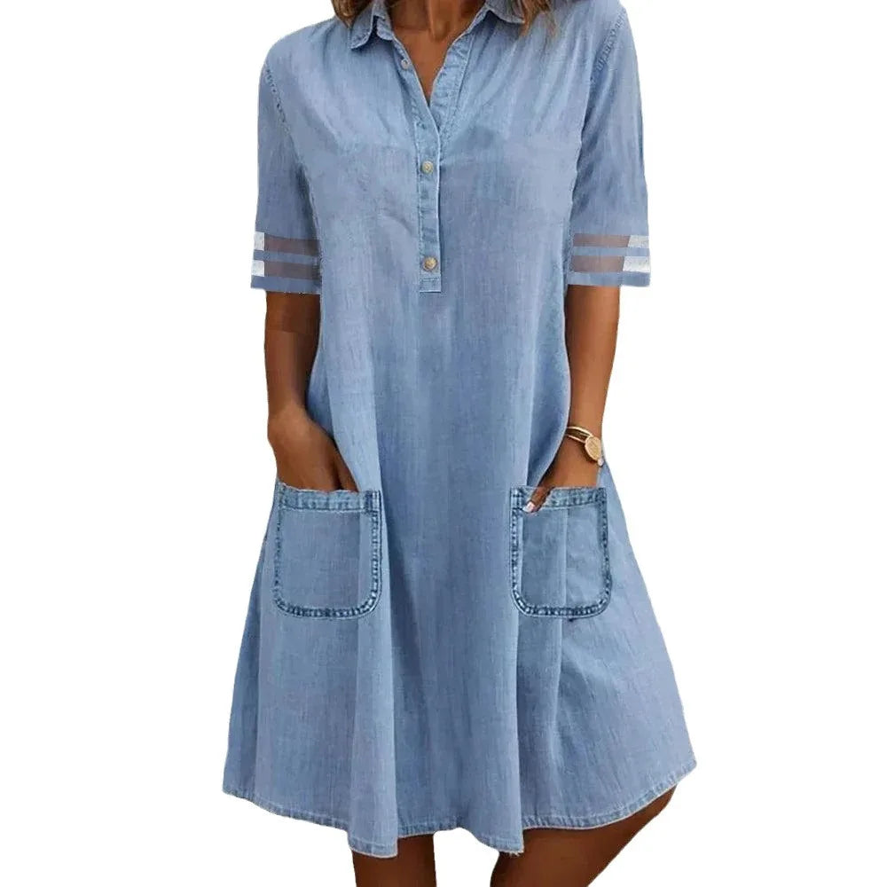 Victoria® | Robe en Denim Légère