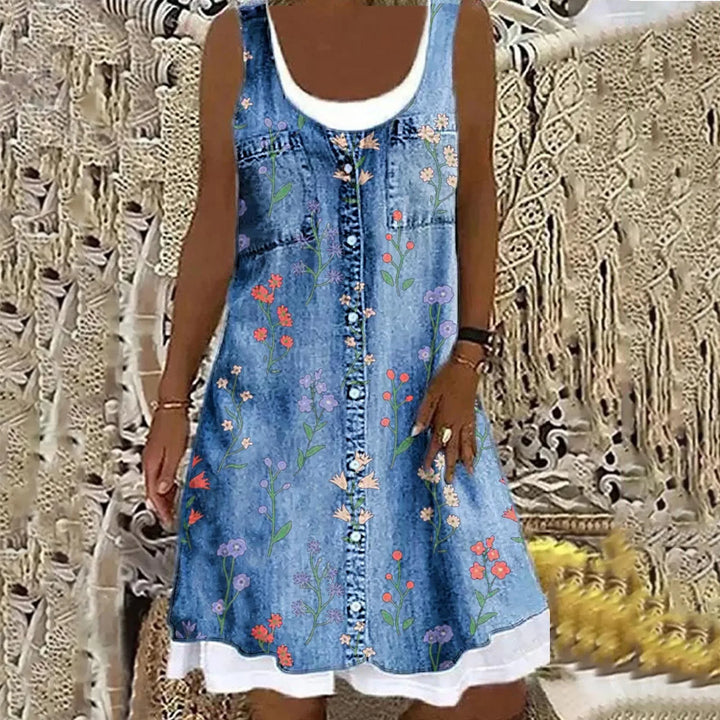 Luca™ | Robe en Jean Douce et Élégante