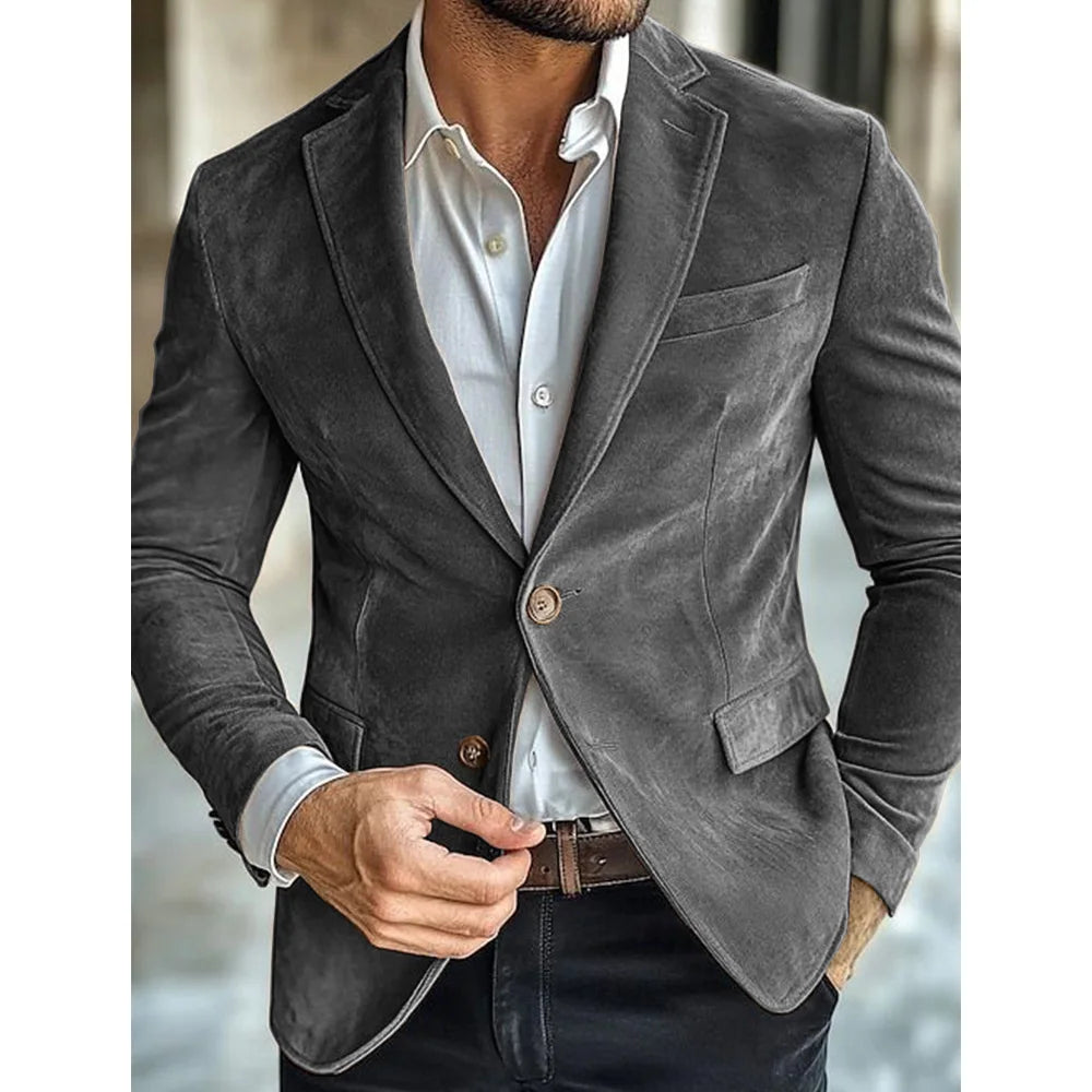 Jean - Veste en suédine chic