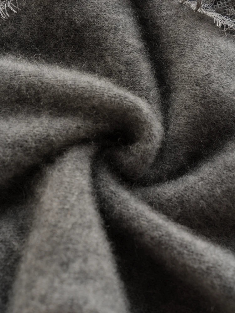 Gilet en Cachemire avec Dentelle Charlotte