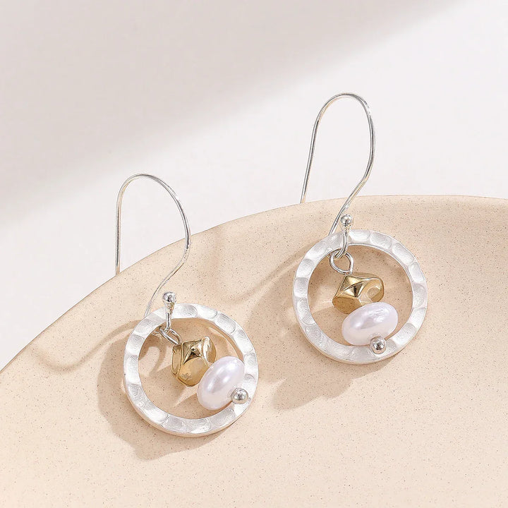 Solène - Pendantes d'oreilles au style rétro