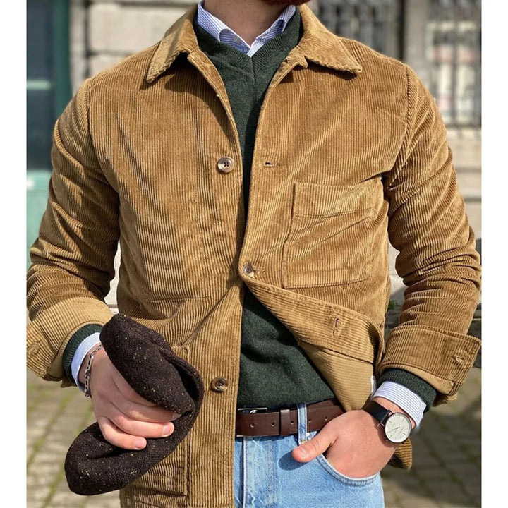 Philippe – Veste Slim en Velours Côtelé