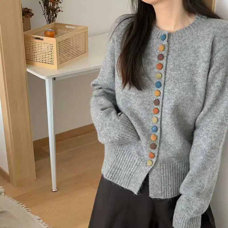 Célestine – Cardigan tricot coloré