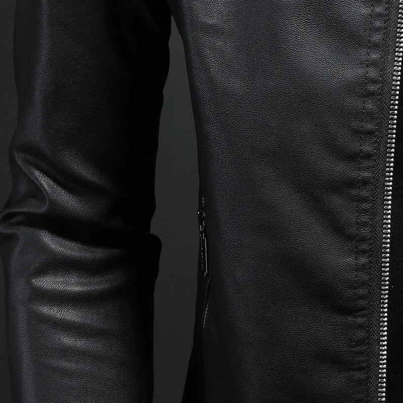 Alexandre | Veste Motard en Similicuir pour Homme