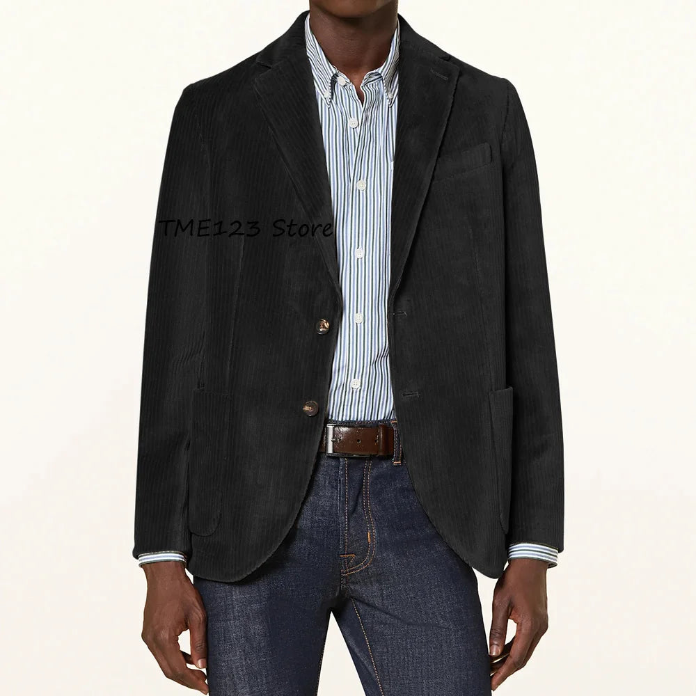 Julien - Veste en velours raffinée