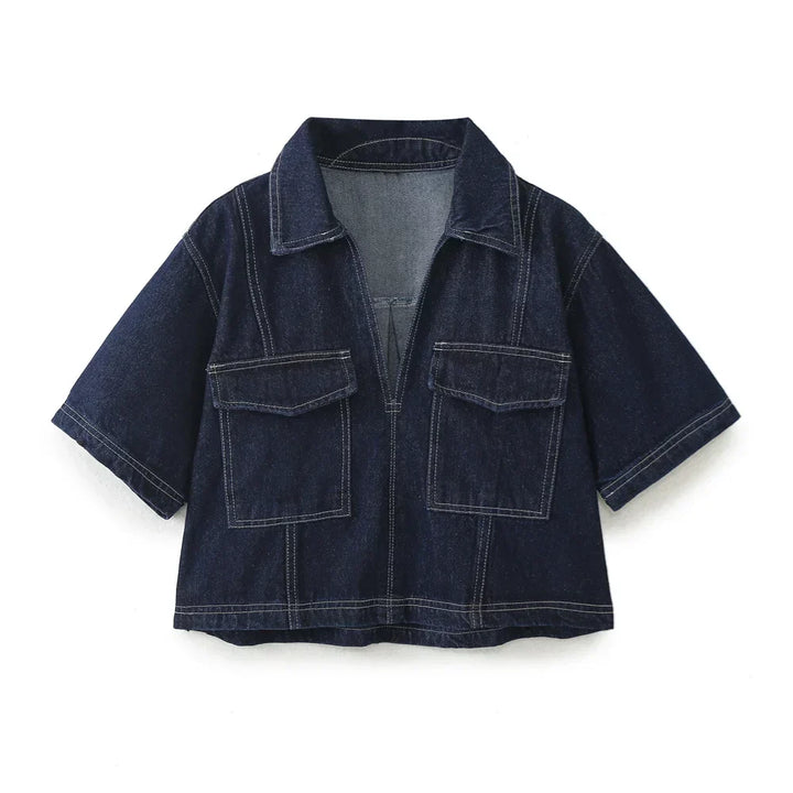 Hellen® | Ensemble en Denim à Col V