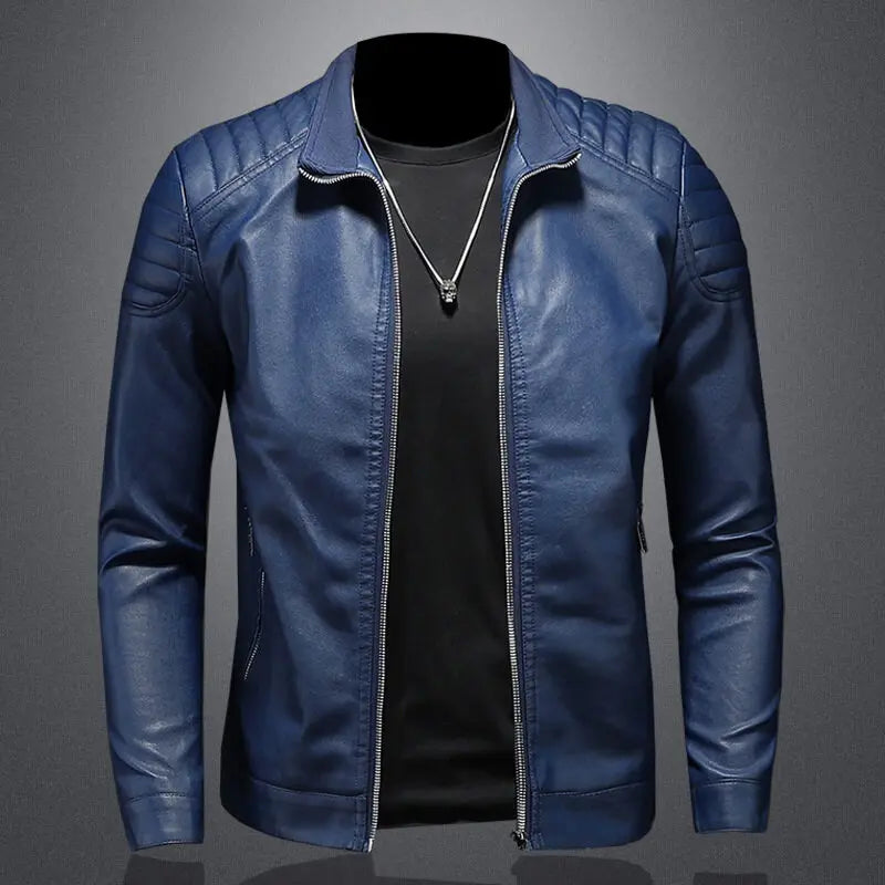 Alexandre | Veste Motard en Similicuir pour Homme