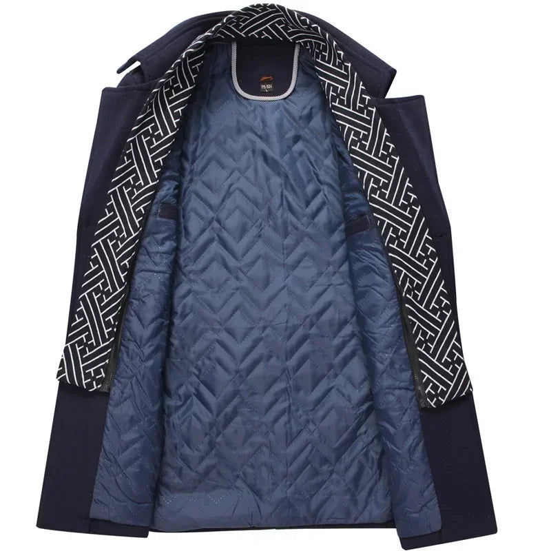 Edouard – Manteau d’hiver laine élégant