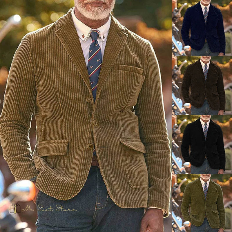 Adrien – Blazer en Velours Côtelé pour Homme