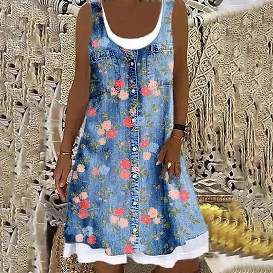 Luca™ | Robe en Jean Douce et Élégante