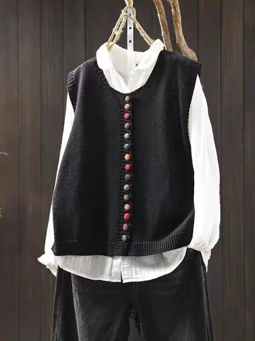 Rosalie – Gilet tricot élégant