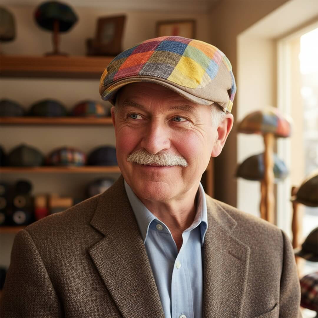 Milton – Casquette à carreaux élégante