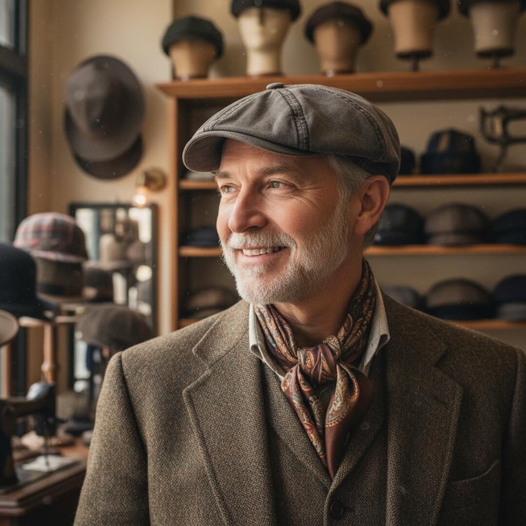 Théophile – Béret en coton lavé