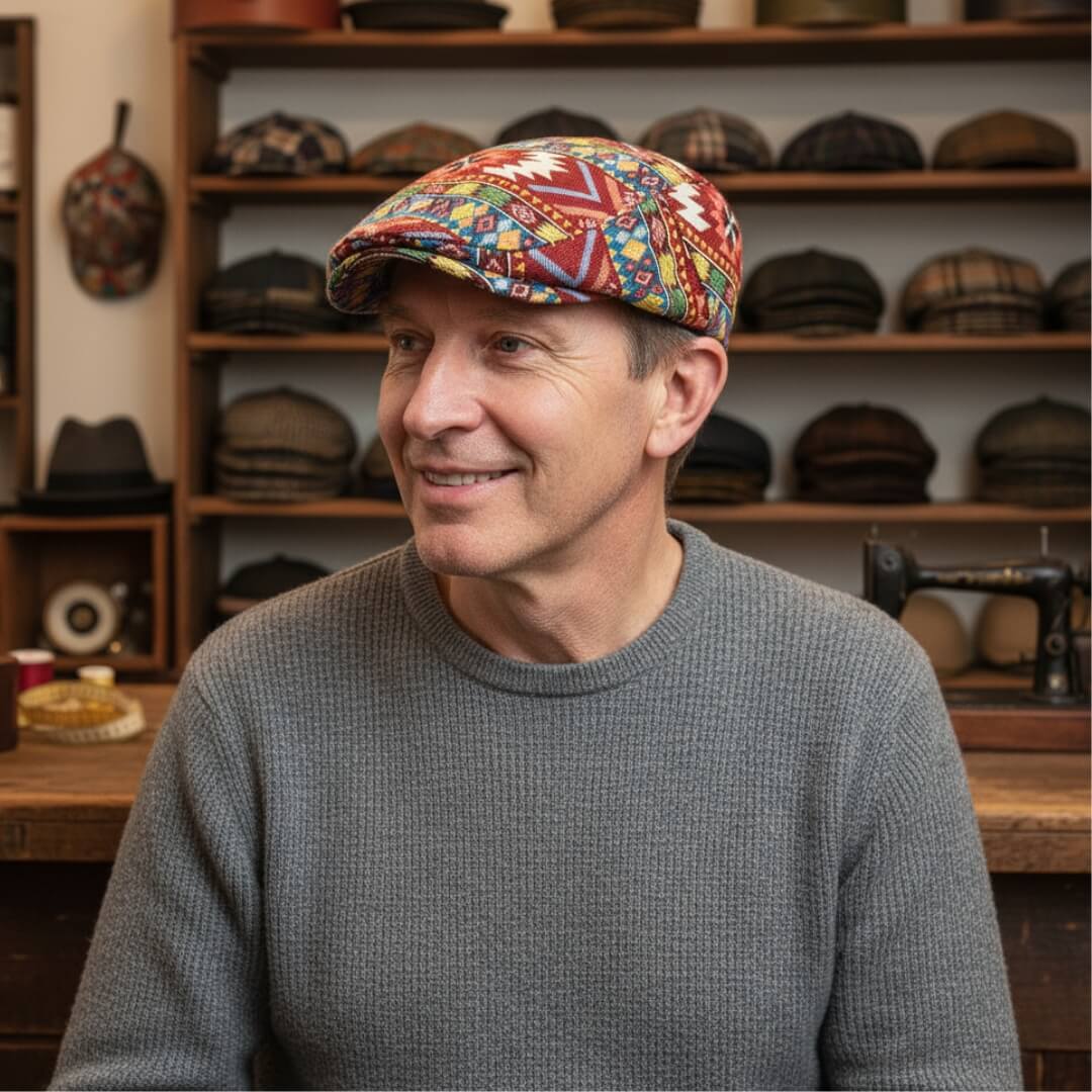 Sacha – Casquette à motifs moderne