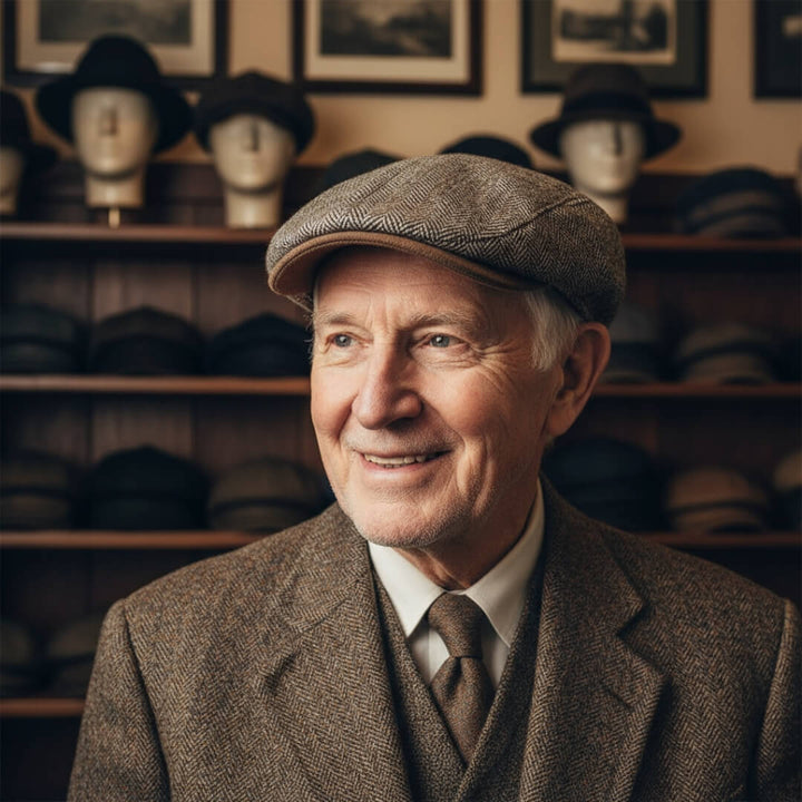 Adrien – Casquette Ivy en chevrons