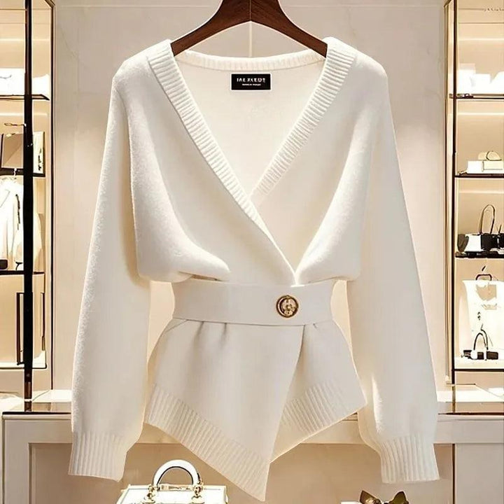 Solène – Gilet vintage en maille