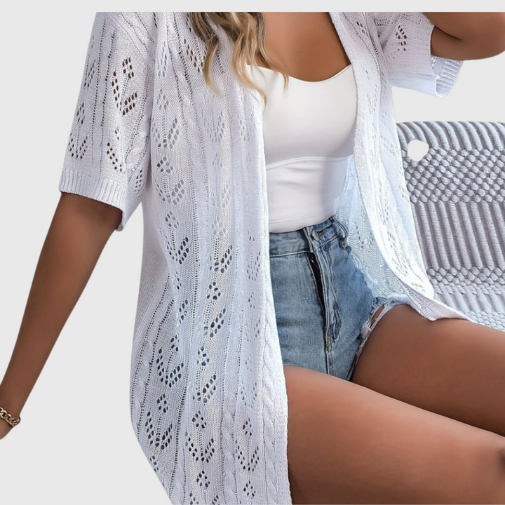 Élise | Cardigan Ajouré