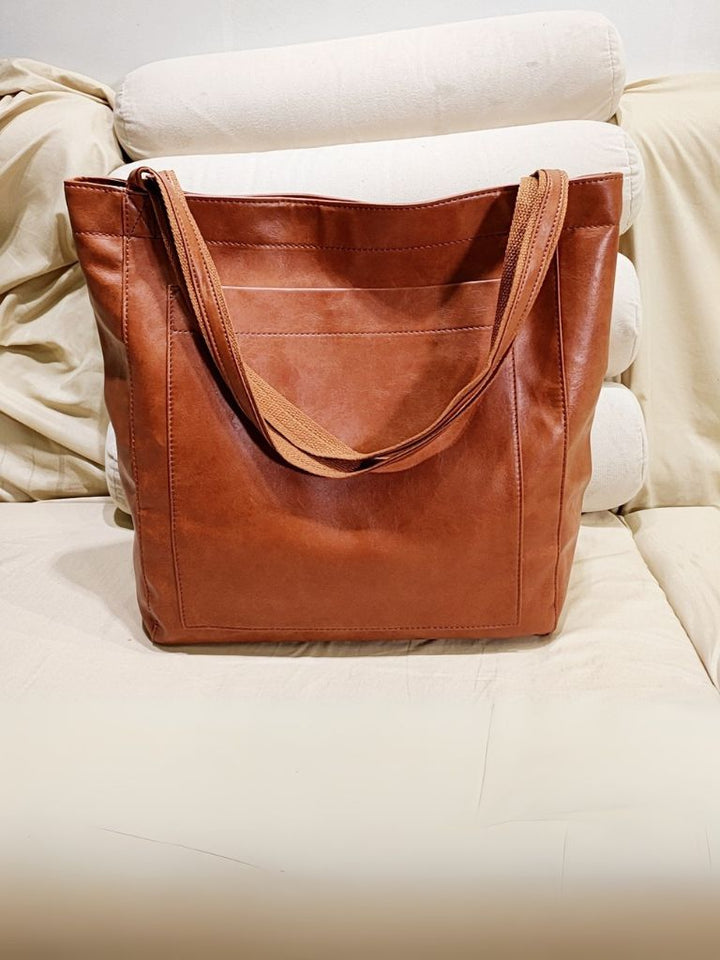 Sac en cuir ciré Sabine