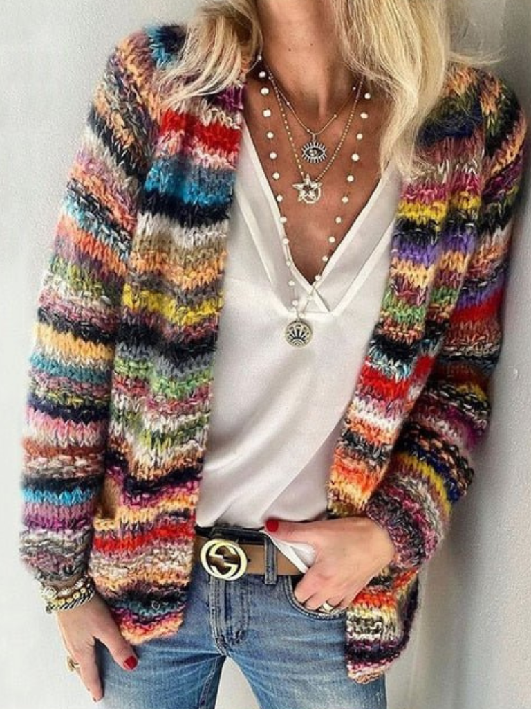 Cardigan Isa vibrant pour un confort douillet