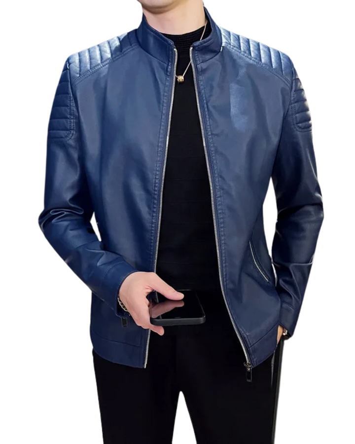 Alexandre | Veste Motard en Similicuir pour Homme