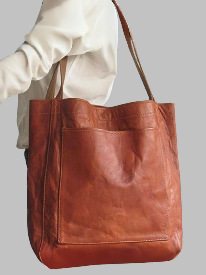 Sac en cuir ciré Sabine
