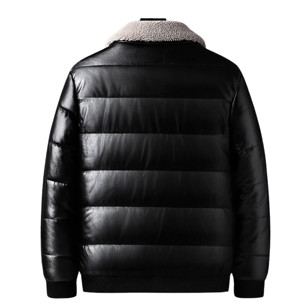 Veste thermique en cuir hybride Avalon