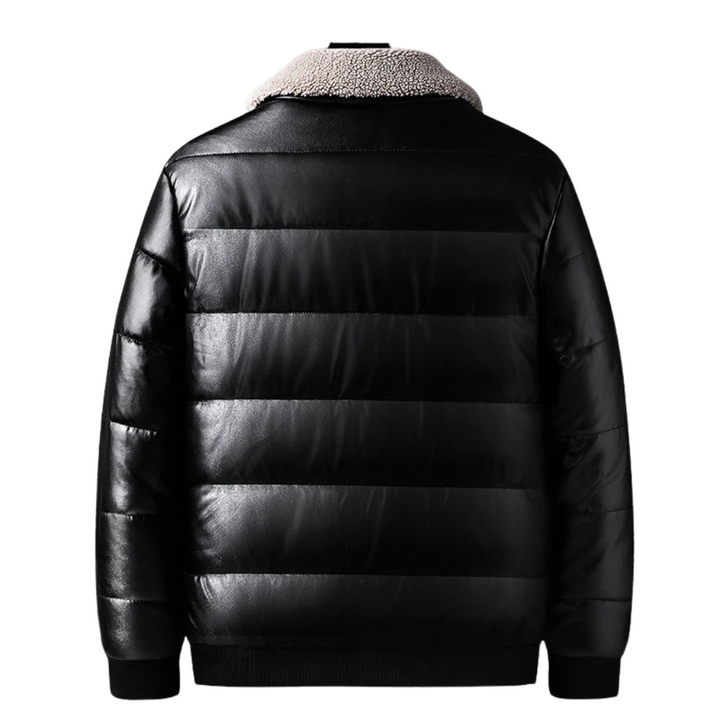 Veste thermique en cuir hybride Avalon