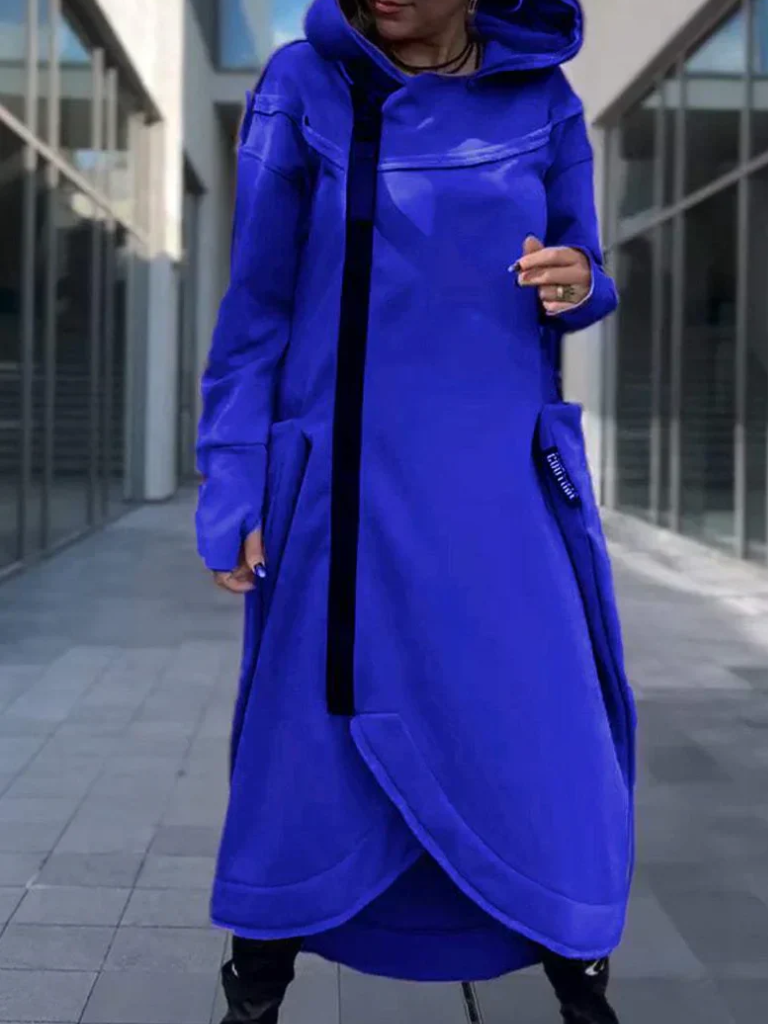 Sweat à capuche Evelisse à longue fermeture éclair