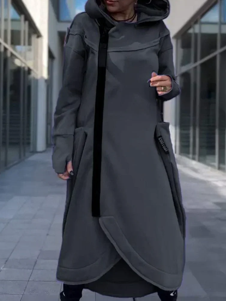 Sweat à capuche Evelisse à longue fermeture éclair