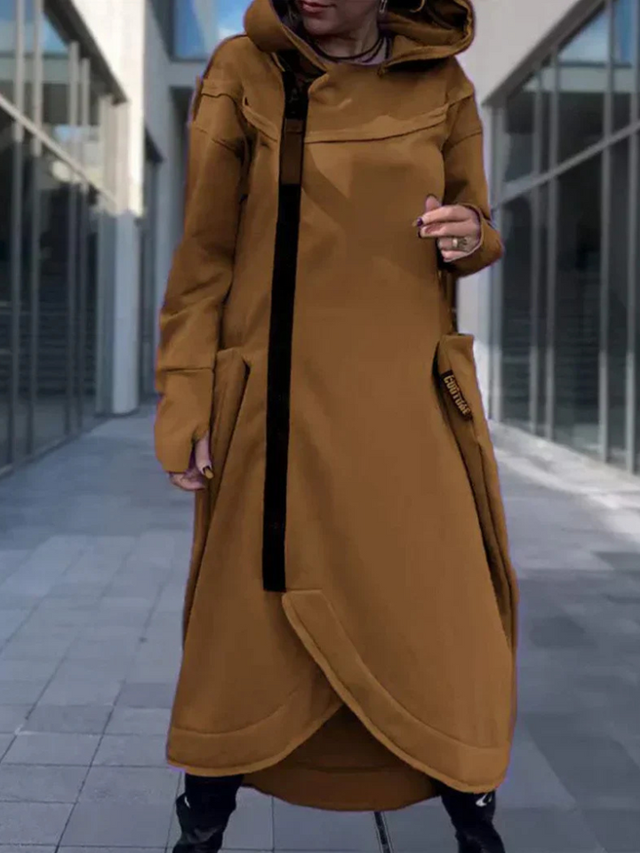 Sweat à capuche Evelisse à longue fermeture éclair