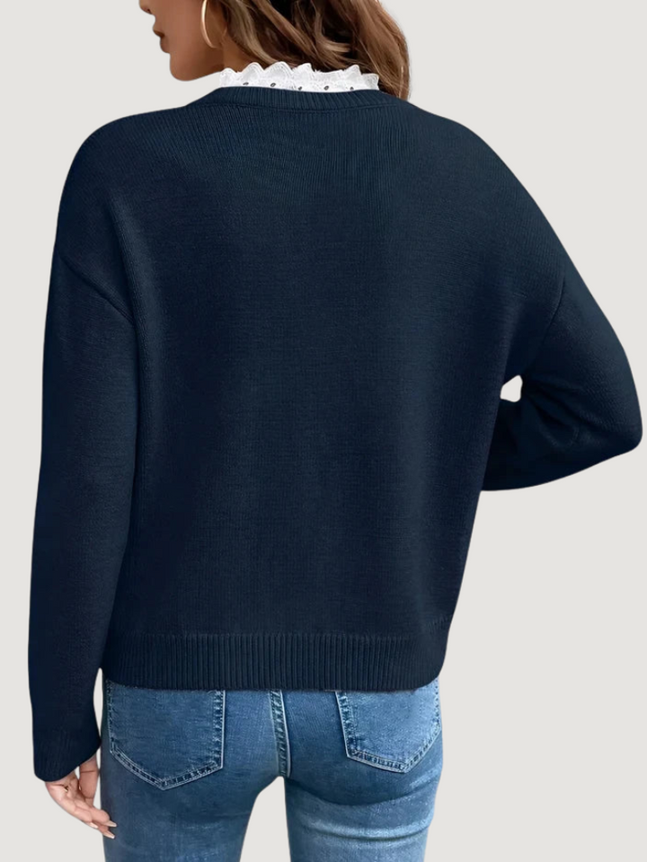 Pull Anastelle à Effet Superposé