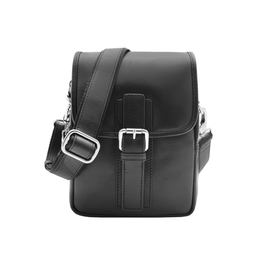 Zachary - Sac à bandoulière en cuir véritable pour hommes