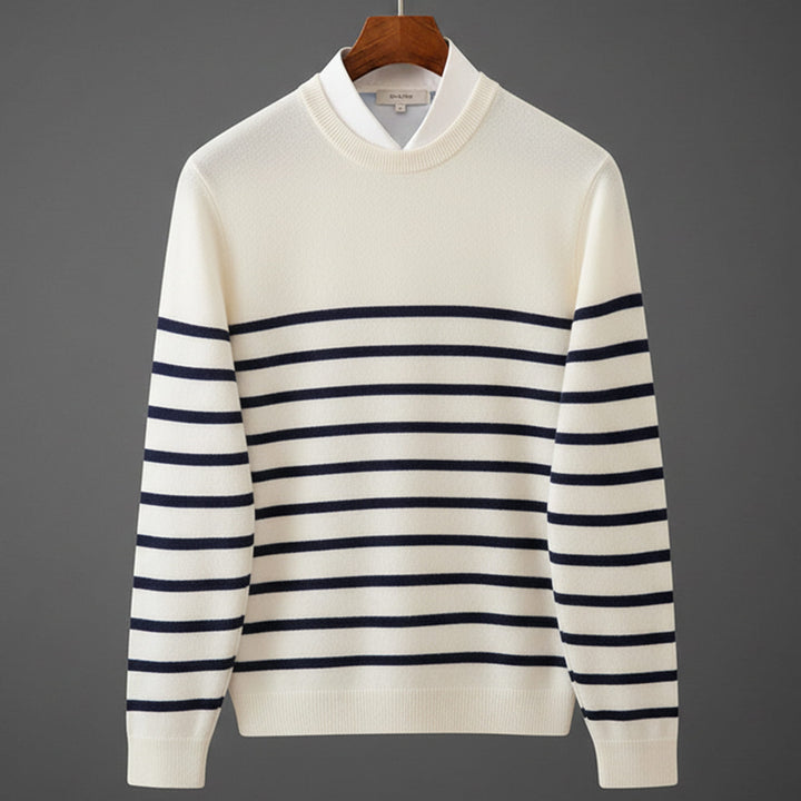 Pull en Laine Mérinos Maritime