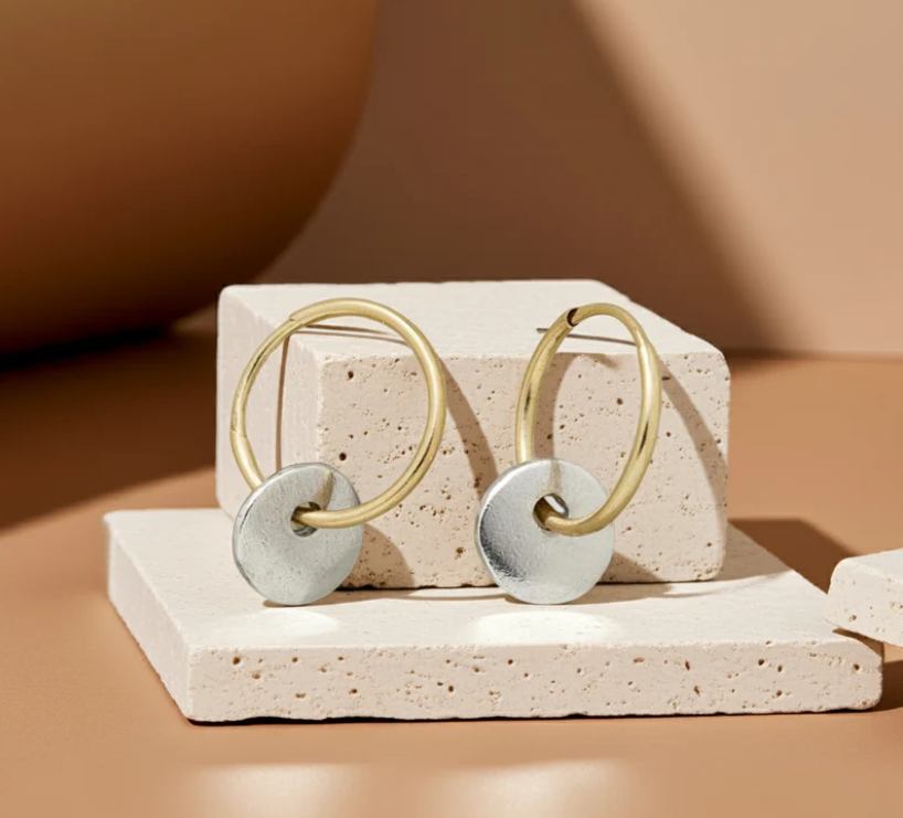 Élise – Créoles artisanales élégantes