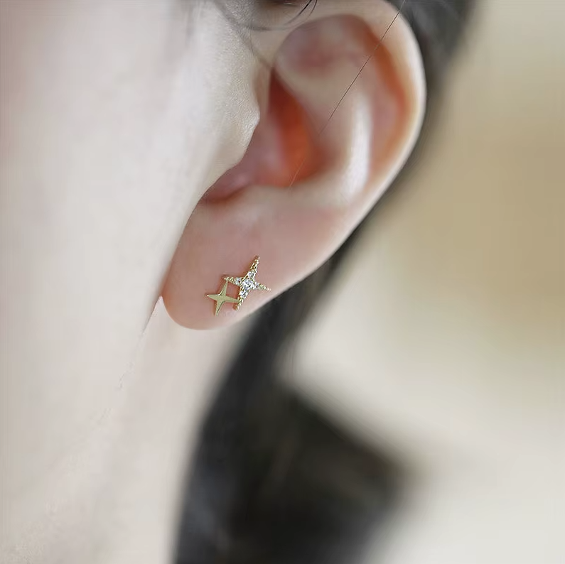 Élise – Boucles d’oreilles scintillantes