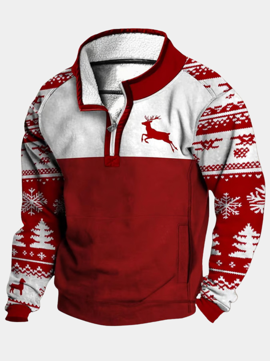 Gaspard – Pull Noël doublé polaire