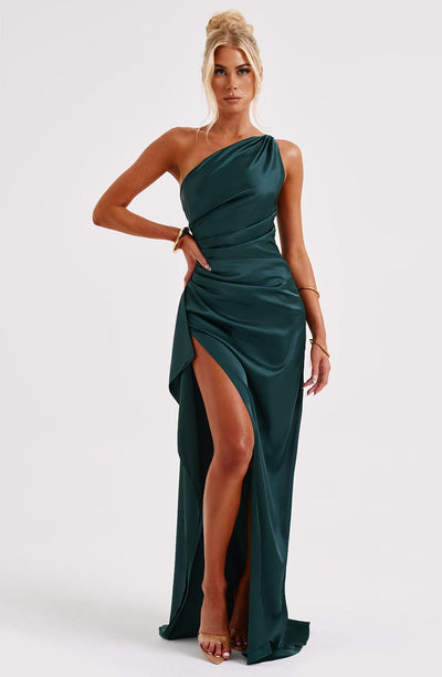 Génesis | Robe longue en satin