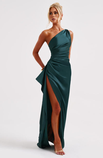Génesis | Robe longue en satin