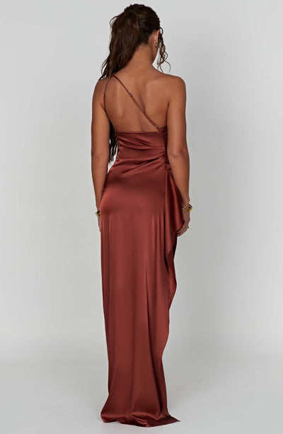 Génesis | Robe longue en satin
