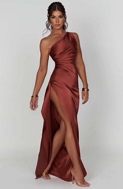 Génesis | Robe longue en satin