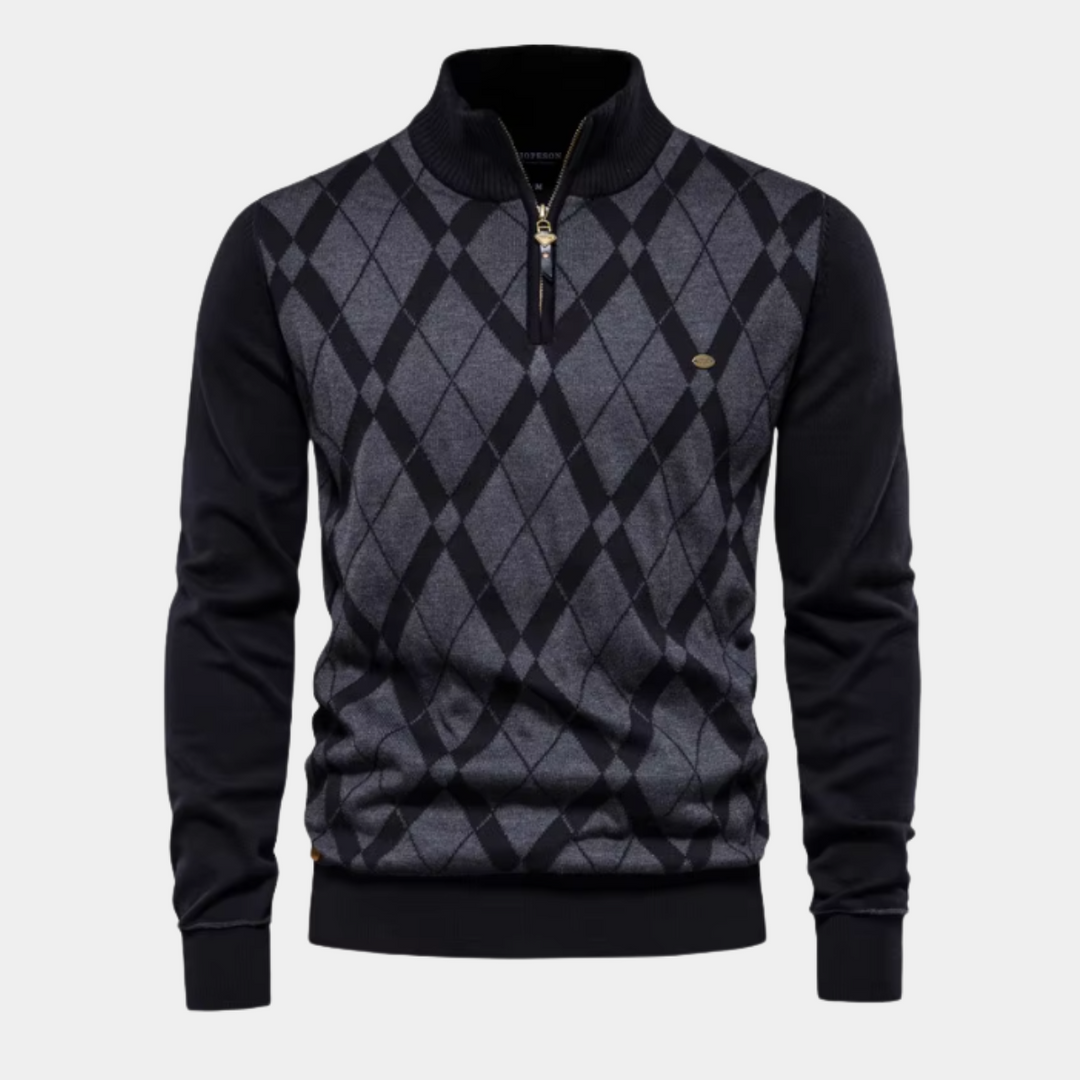 Claude™ | PULL HOMME AVEC MI-ZIP