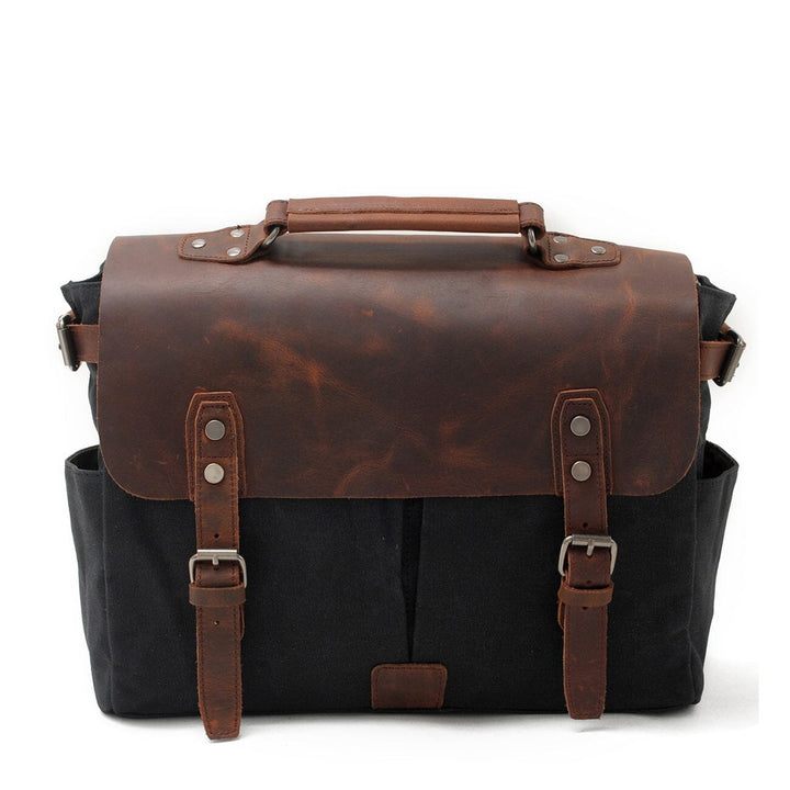 Alexander - Sac messager en toile vintage